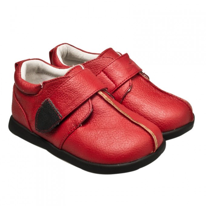 Фото - красные ботиночки цена 226 грн. за пару - Леопольд