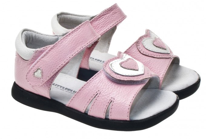 Фото - босоножки девочке Сердечки (24, 27 р) цена 217 грн. за пару - Леопольд