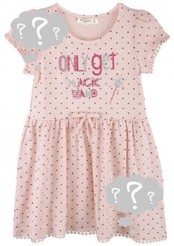 розовое хлопковое платье для девочки
